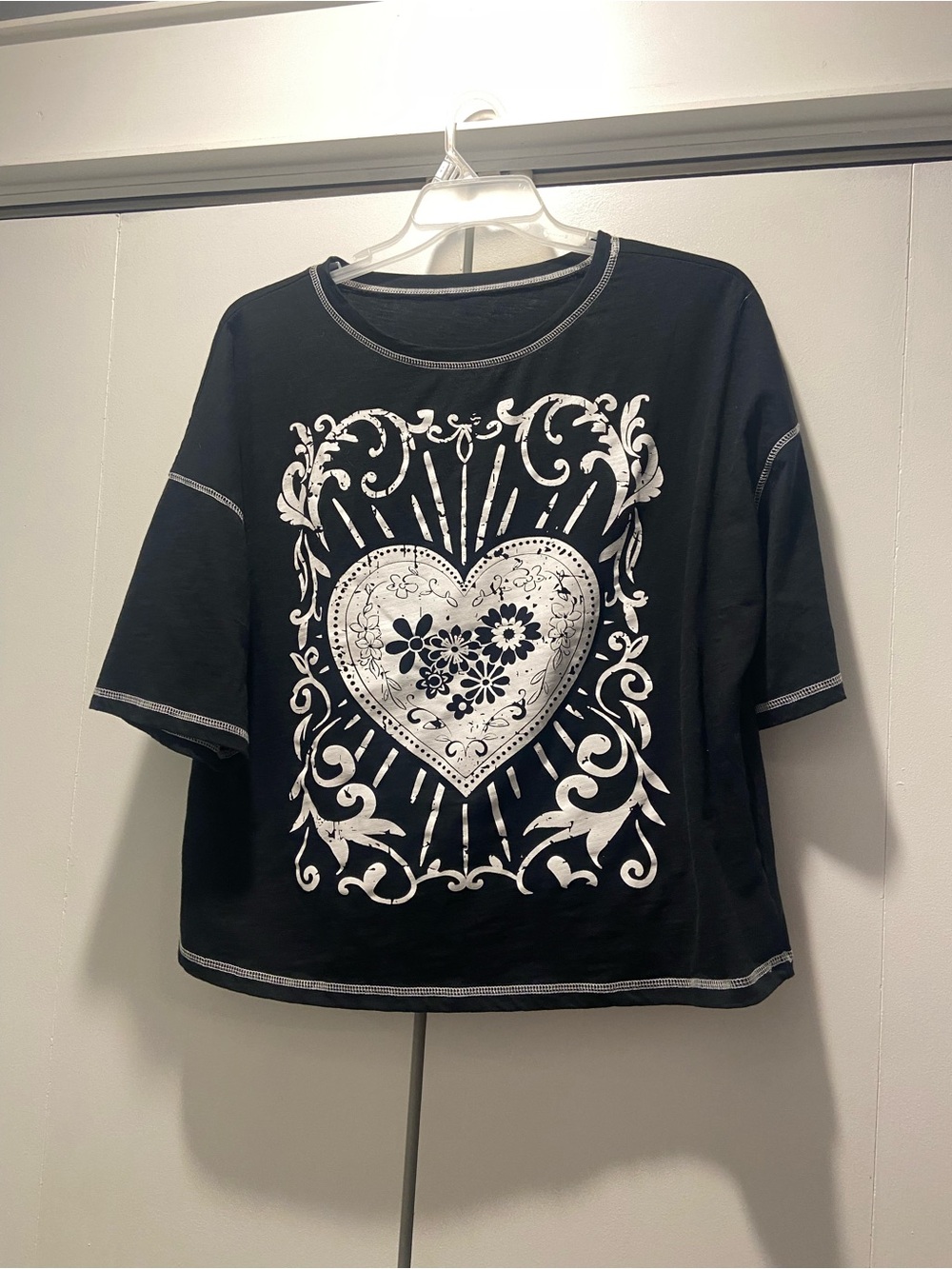 Oversized Drop-Shoulder Tee - Picture 2 of 3